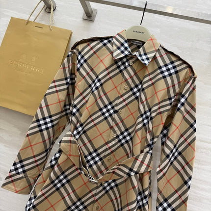 BURBERRY 26S SHIRT DRESS 415
