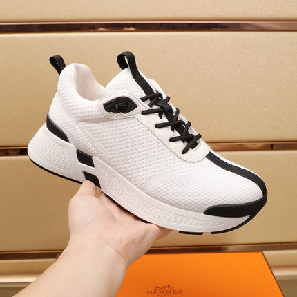 HM HUGO SNEAKER WHITE BREATHABLE FABRIC