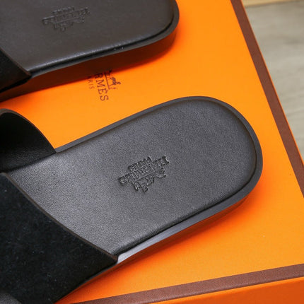 HM IZMIR SANDAL BLACK SUEDE