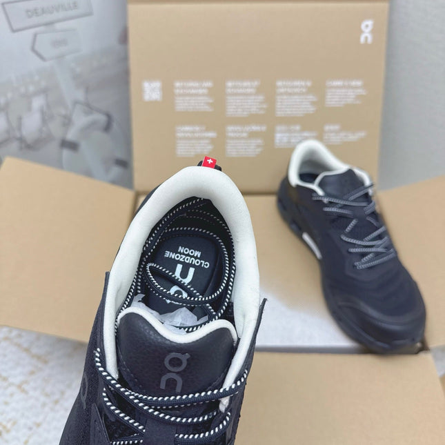 LOEWE 26S ON CLOUDTILT SHOES IN BLACK FABRIC