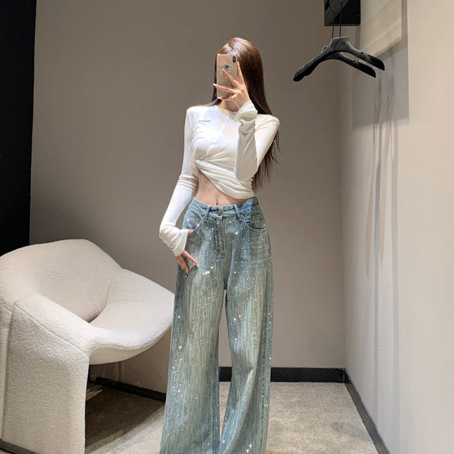 BALENCIAGA 26S WIDE LEG JEANS 005