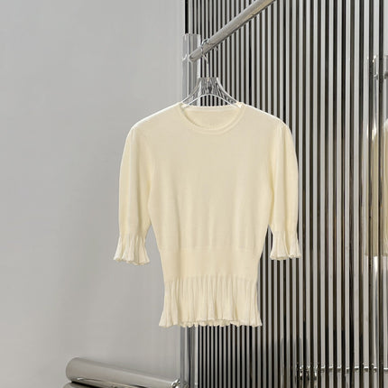 CHLOE 26S SHORT SLEEVE KNIT TOP STYLE 49