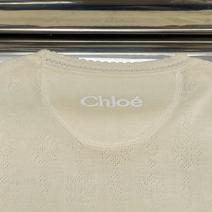 CHLOE 26S SHORT SLEEVE KNIT TOP STYLE 49