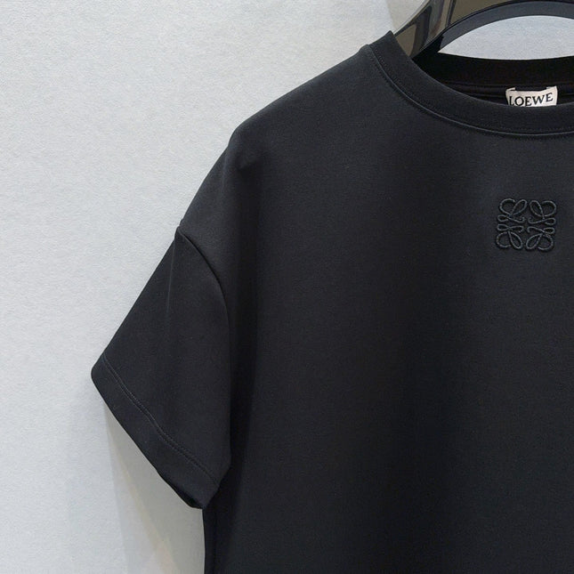 Loewe Slit T-shirt Black Cotton