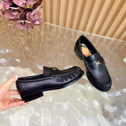 BURBERRY 26S LOAFERS IN BLACK CALFSKIN STYLE 14