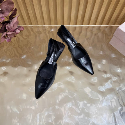 JIMMY CHOO 26S SLINGBACK PUMPS 65 MM IN BLACK CALFSKIN STYLE 2