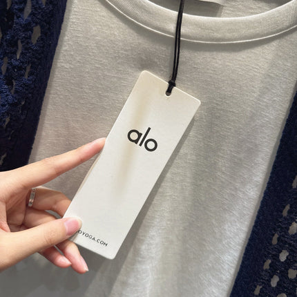 ALO T-SHIRT WITH SCARF STYLE 151