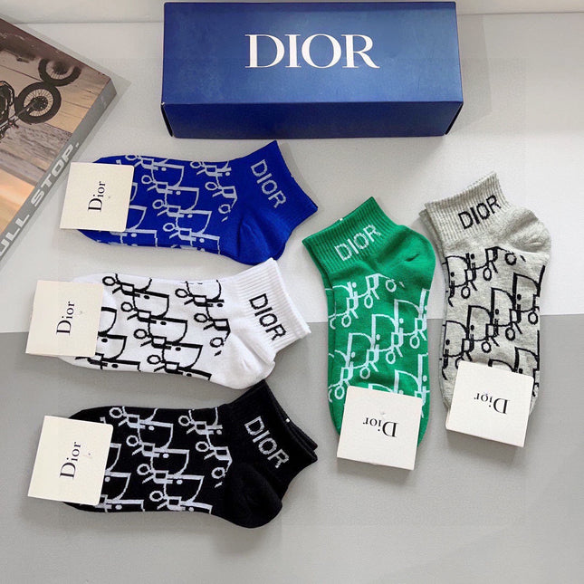 DIOR 26S ANKLE SOCKS 413885 (1 BOX)