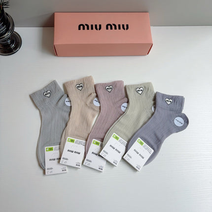 MIUMIU 26S ANKLE SOCKS 413889 (1 BOX)