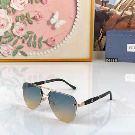 GUCCI 26S AVIATOR FRAME IN METAL 426532