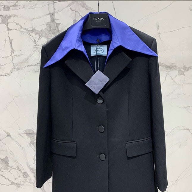 PRADA SHIRT-COLLAR BLAZER STYLE 23