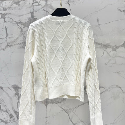 CHANEL 26S LONG-SLEEVE CREWNECK SWEATER 667