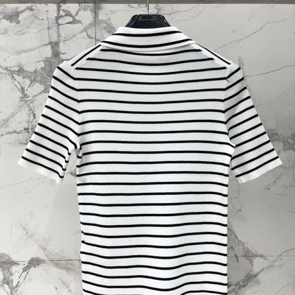 CELINE 26S SHORT SLEEVE KNIT SHIRT 303