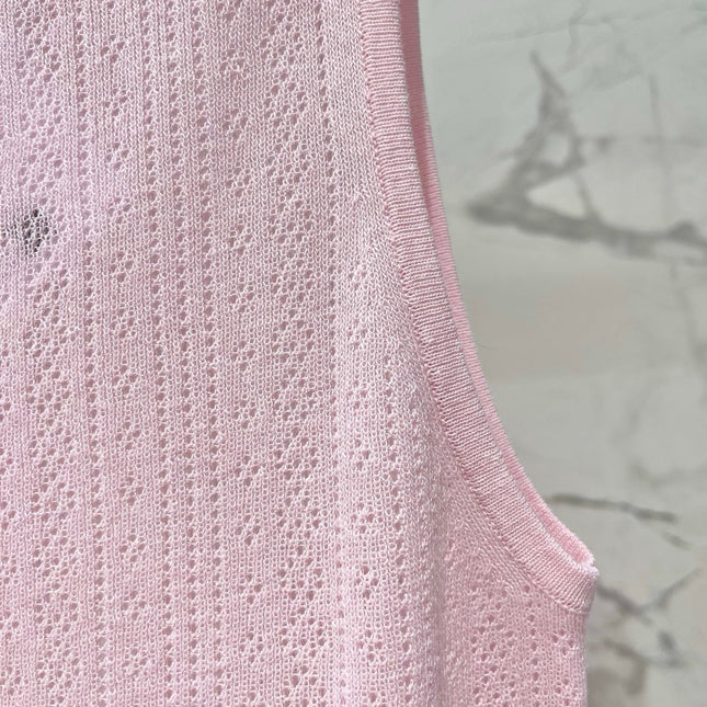 CELINE 26S KNIT POLO TANK TOP 296