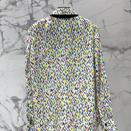 VALENTINO 26S LONG-SLEEVE PRINTED SHIRT 432