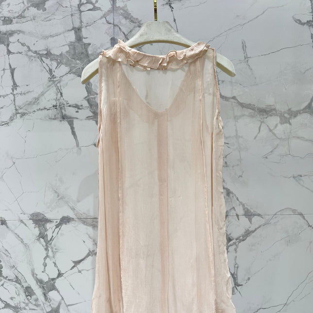 CHLOE 26S SLEEVELESS TOP AND STRAIGHT-LEG PANTS SET STYLE 12