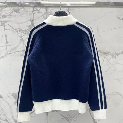 CELINE 26S ZIP-UP KNIT CARDIGAN 591