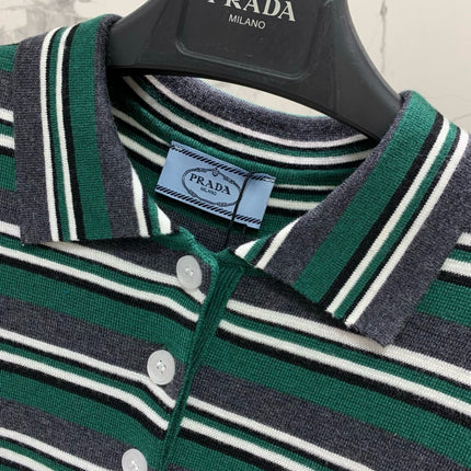 PRADA 26S SHORT-SLEEVE POLO SHIRT 1221