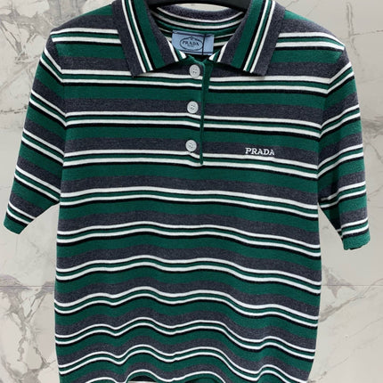 PRADA 26S SHORT-SLEEVE POLO SHIRT 1221