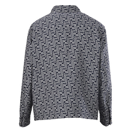 FENDI 26S LAPEL-COLLAR SHIRT JACKET 570