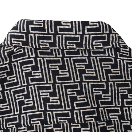FENDI 26S LAPEL-COLLAR SHIRT JACKET 570