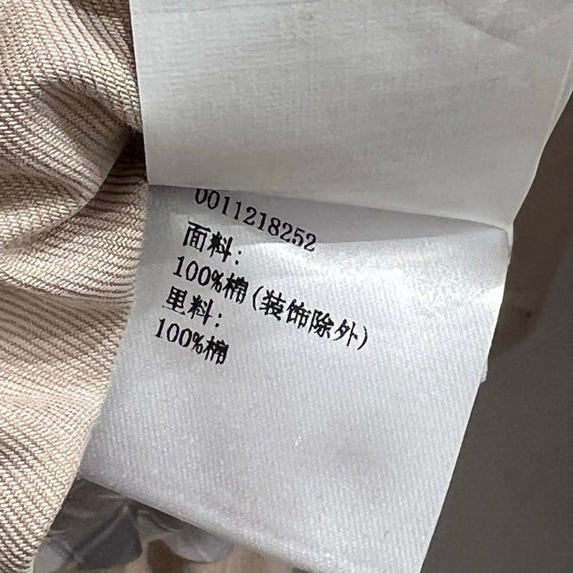 Loewe 25 Jacket Beige Cotton