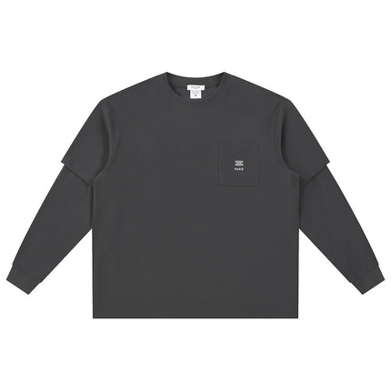 CELINE 26S LAYERED-SLEEVE T-SHIRT 668