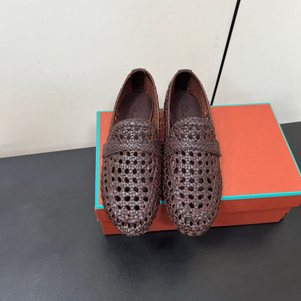 LP LOAFERS 25S IN DARK BROWN LAMBSKIN