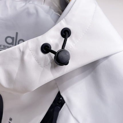 ALO 26S HOODED ZIP-UP WINDBREAKER JACKET 412
