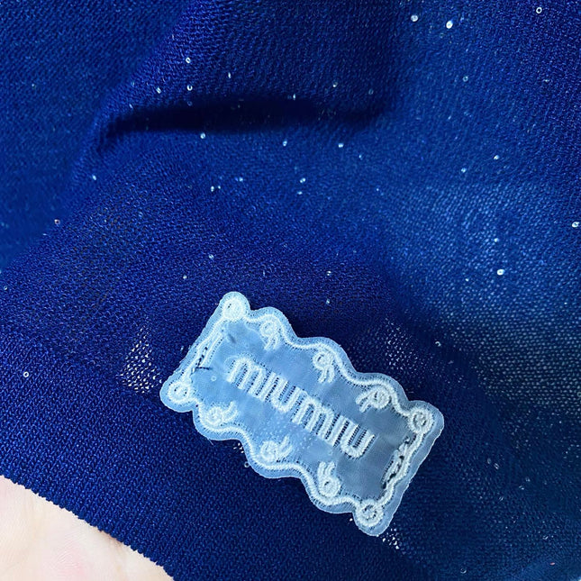 MIUMIU 26S RUFFLED COLLAR POLO SHIRT 1154