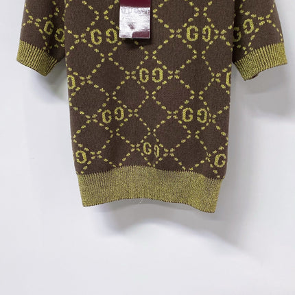 GUCCI 26S SHORT-SLEEVE KNIT SWEATER 524