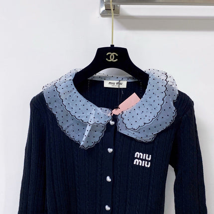 MIUMIU 26S KNIT CARDIGAN 1528