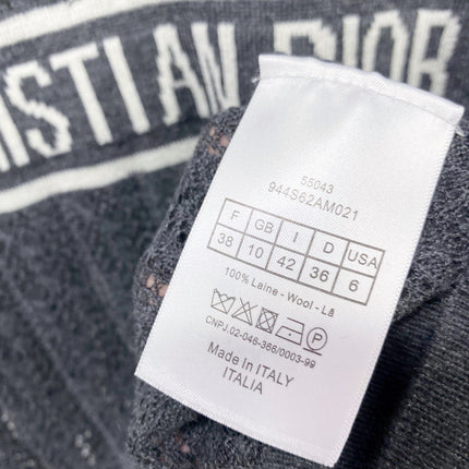 DIOR 26S OPENWORK KNIT SWEATER 1460