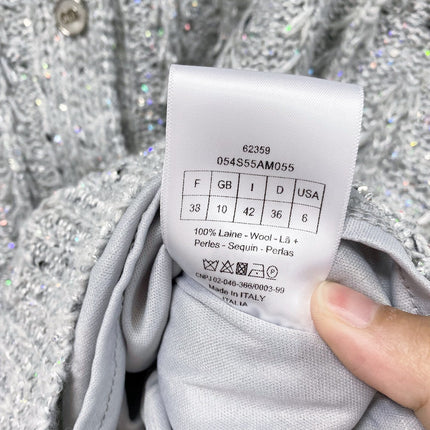 DIOR 26S KNIT BUTTON-FRONT VEST 1606