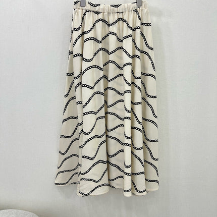 HM PRINTED FLARED SKIRT 269252