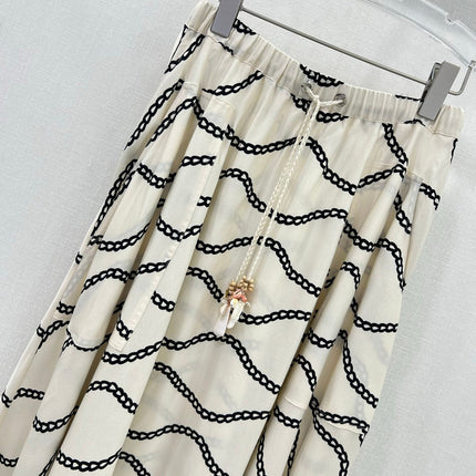 HM PRINTED FLARED SKIRT 269252