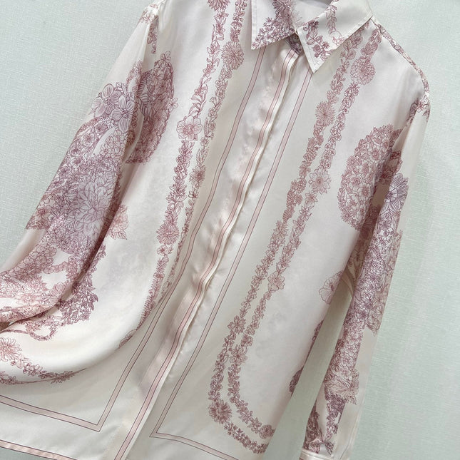 HM PRINTED SILK SHIRT 269262