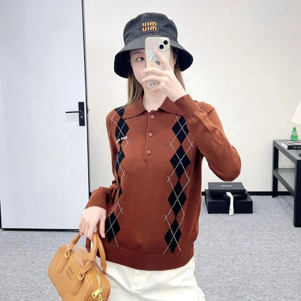 MIUMIU KNIT POLO SHIRT STYLE 366