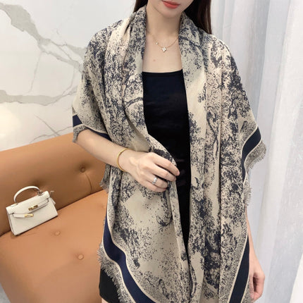 DIOR 26S SCARF 140 IN CASHMERE AND SILK 513542