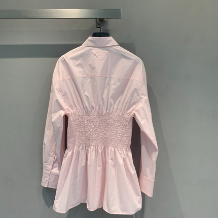 PRADA 26S WAIST LONG-SLEEVE SHIRT 1243