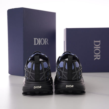 CD B31 SNEAKER BLACK AND PURPLE MESH FABRIC