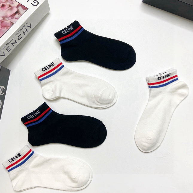 CELINE 26S ANKLE SOCKS 527774 (1 BOX)