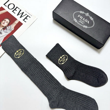 PRADA 26S CREW SOCKS 408722 (1 BOX)