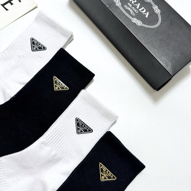 PRADA 26S ANKLE SOCKS 413923 (1 BOX)