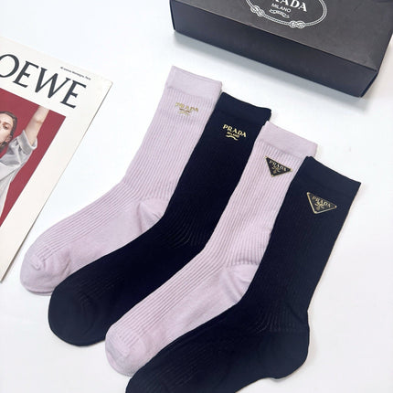 PRADA 26S CREW SOCKS 415687 (1 BOX)