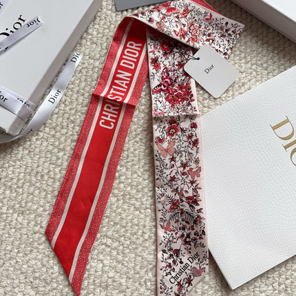 DIOR 26S SCARF 100CM IN SILK 295416