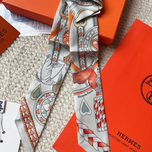 HERMES 26S SCARF 86 IN SILK 309641