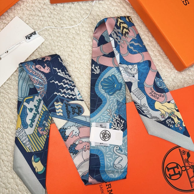 HERMES 26S SCARF 86 IN SILK 309650