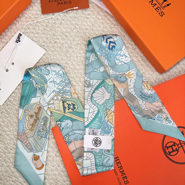 HERMES 26S SCARF 86 IN SILK 309651
