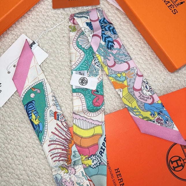 HERMES 26S SCARF 86 IN SILK 309652